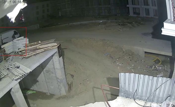 İstanbul’da inşaat malzemesi hırsızları kamerada: 5 şüpheli yakalandı