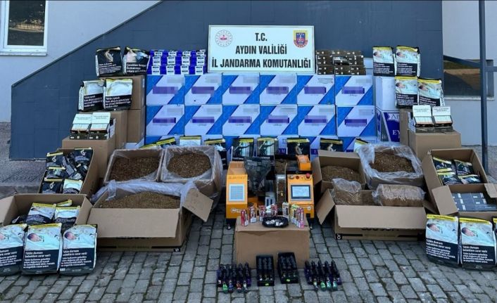 Jandarma ekipleri 1 milyon 135 bin makaron ele geçirdi