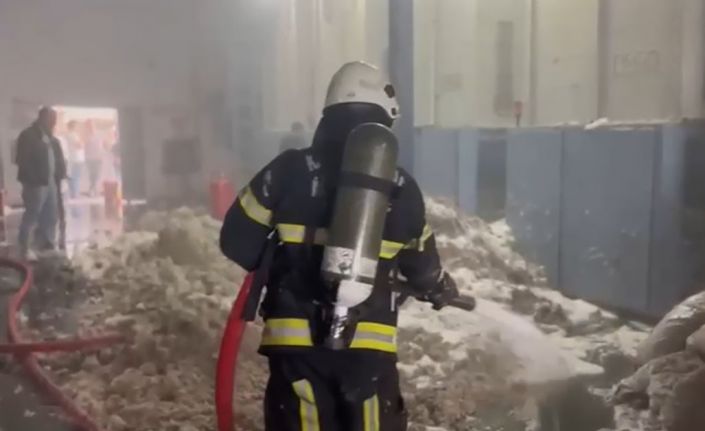 Kahramanmaraş’ta fabrika yangını