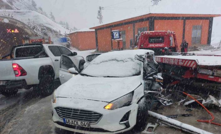 Kahramanmaraş’ta kar kazalara neden oldu: 1 ölü, 3 yaralı