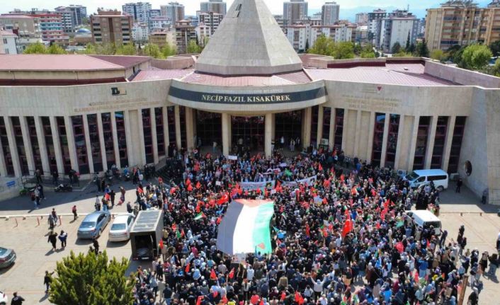 Kahramanmaraş’tan Filistinlilere destek yürüyüşü
