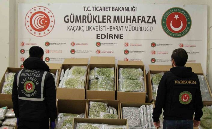 Kapıkule’de 492 kilogram uyuşturucu madde ele geçirildi