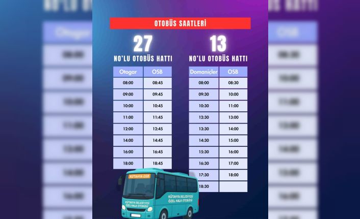 Kütahya OSB’ye ulaşım artık daha kolay