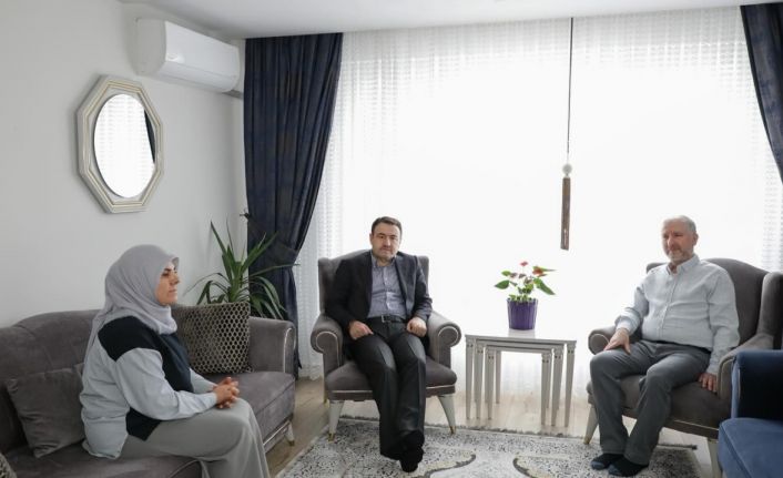 Kütahya Valisi Musa Işın’dan şehit ailelerine ziyaret