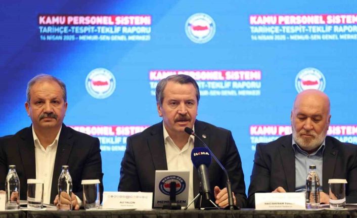 Memur-Sen "Kamu Personel Sistemi Raporu" sonuçlarını kamuoyuyla paylaştı