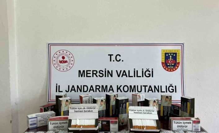 Mersin’de kaçak sigara ticareti yapan bir şüpheli yakalandı