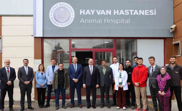 Milletvekili Fırat’tan Atatürk Üniversitesi hayvan hastanesine ziyaret