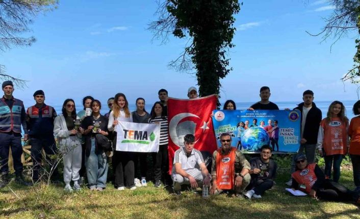Milli Parkta öğrencilere orman yangını bilgilendirmesi