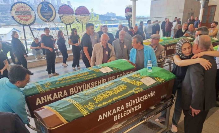 Oğlu tarafından vurulan eski milletvekilinin eşi son yolculuğuna uğurlandı