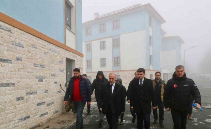 Ordu’da heyelan nedeniyle boşaltılan bölgede afet konutları yükseliyor