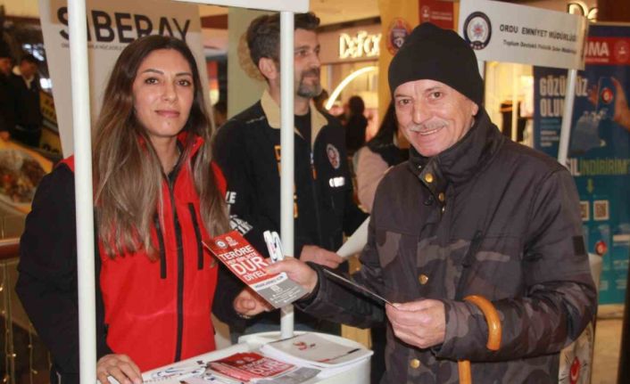 Ordu’da polis ekipleri, halkın güvenliği için bilgilendirdi