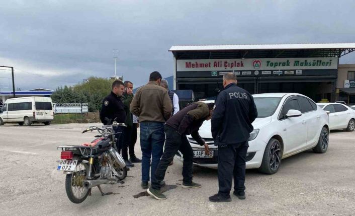 Osmaniye’de otomobil ile motosiklet çarpıştı: 2 yaralı