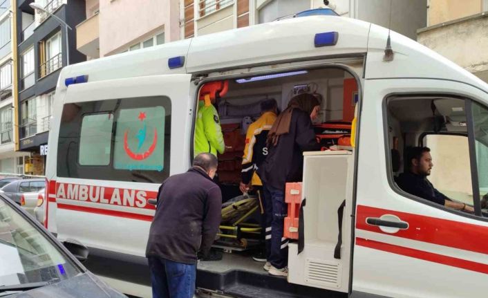 Otomobil ile motosiklet çarpıştı: 1 yaralı