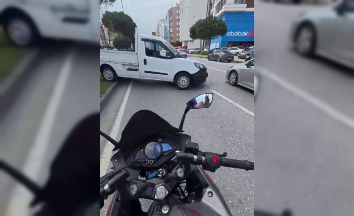 Samsun trafiğinde şoförsüz araç paniği: Yürekler ağza geldi