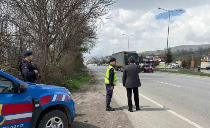 Samsun Valisi trafik denetiminde