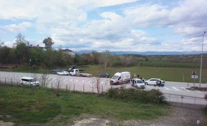 Samsun’da otomobiller çarpıştı: 1 yaralı