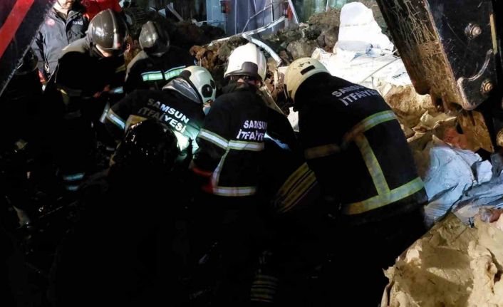 Samsundaki heyelandan acı haber: Baba ve iki çocuğunun cesetlerine ulaşıldı