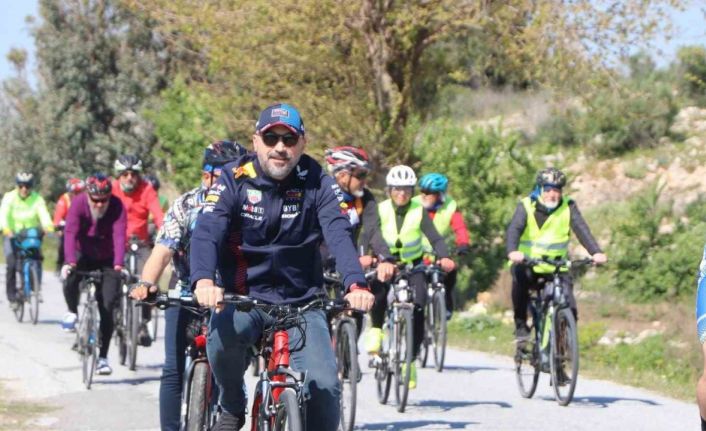 Serçin Yılanbalığı Festivali’ne bisikletçiler renk kattı