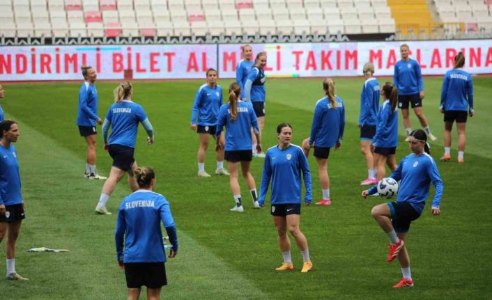 Slovenya Kadın Milli Takımı, Türkiye maçına hazır