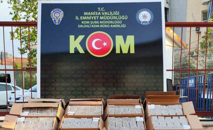 Şüphe üzerine durdurulan araçtan 229 bin makaron çıktı