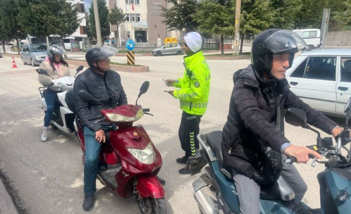Tavşanlı’da motosiklet denetimleri sıklaştı