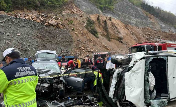 Trabzon’da trafik kazası: 7 yaralı