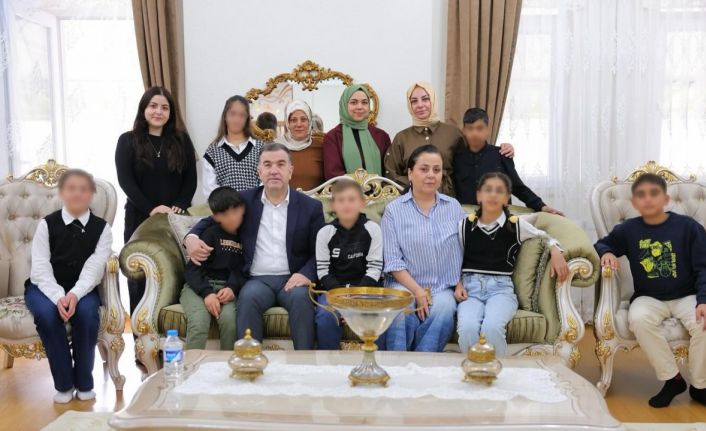 Vali Eldivan, Sevgi Evinde kalan çocuklarla bir araya geldi