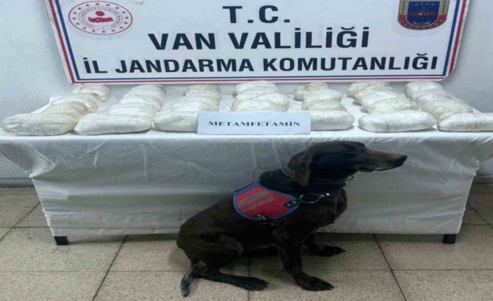 Van’da 31 kilo metamfetamin ele geçirildi