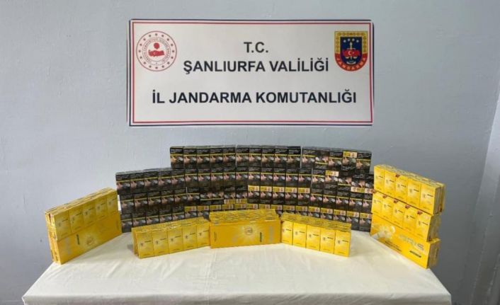 Viranşehir’de 2 bin 816 paket gümrük kaçağı sigara ele geçirildi