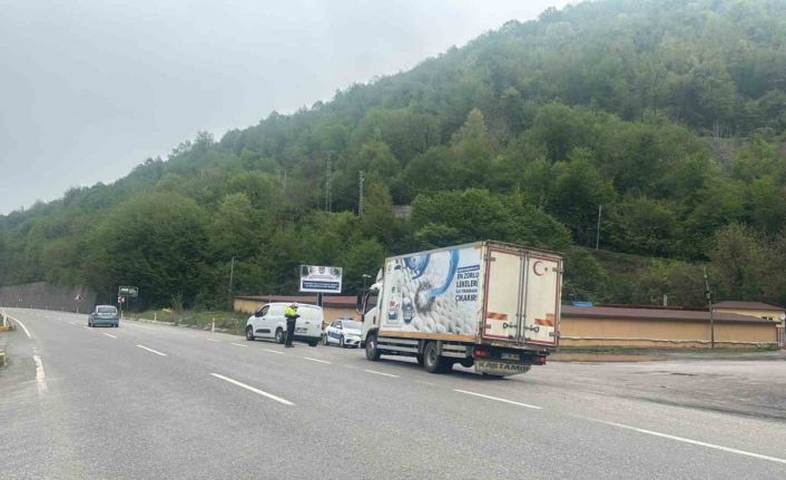 Zonguldak’ta bayram dönüşü trafik denetimleri arttırıldı