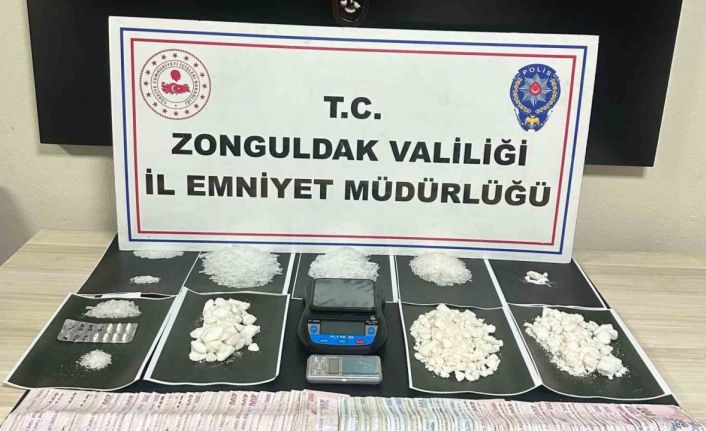 Zonguldak’ta uyuşturucu operasyonu: 755 gram metamfetamin ele geçirildi