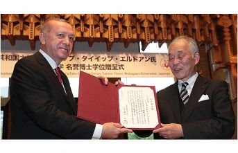 Cumhurbaşkanı Erdoğan'a Japonya'da fahri doktora unvanı