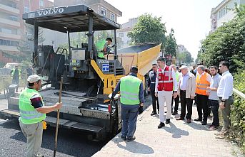 Kartal’da Sezonun İlk Asfaltı Döküldü