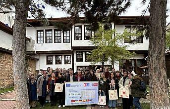 5 farklı ülkeden Kastamonuya gelen gençlere çevre bilinci aşılandı