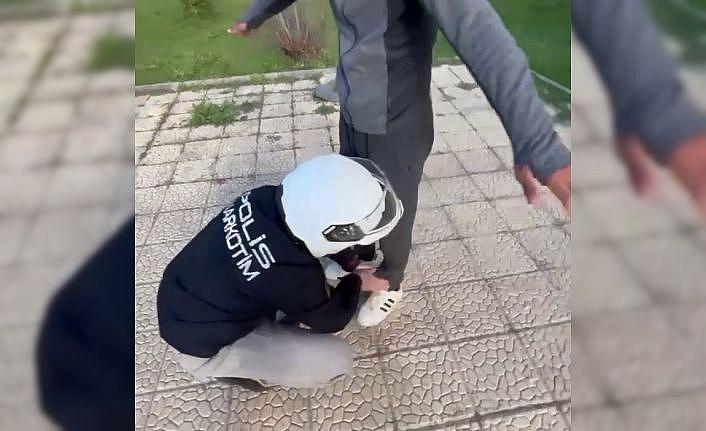 Adıyamanda WhatsAppa gelen ihbarla uyuşturucu operasyonu
