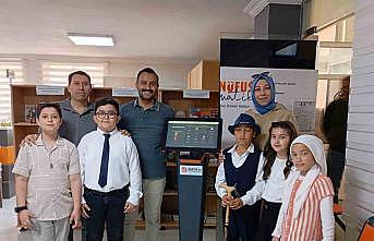Afyonkarahisarda minikler Nüfusmatiki tiyatro ile tanıttı