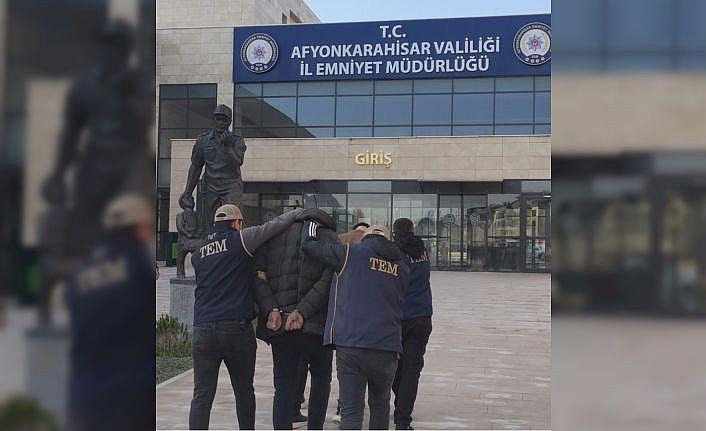 Afyonkarahisarda terör operasyonu: 2 gözaltı