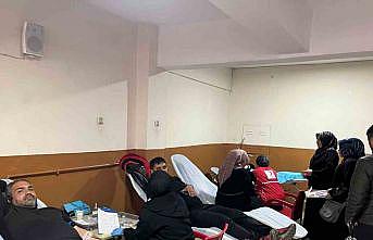 Ağrıda Okulumda Kanpanya projesiyle kan bağışına yoğun ilgi