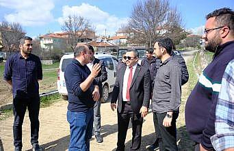 Akdağmadeninde dere ıslah çalışmaları başladı