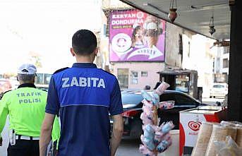 Alacada kaldırım işgallerine geçit verilmiyor