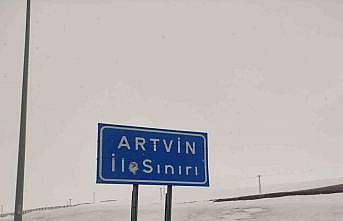 Ardahanın yüksek kesimlerinde kar yağışı etkili oldu