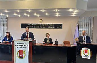 Balıkesir Gazeteciler Cemiyetinde Ramazan Demir güven tazeledi