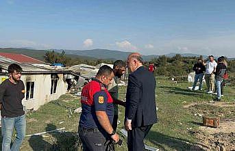 Başkan Torun, yangın sonrası inceleme yaptı