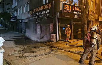 Bayrampaşada korkutan doğal gaz yangını