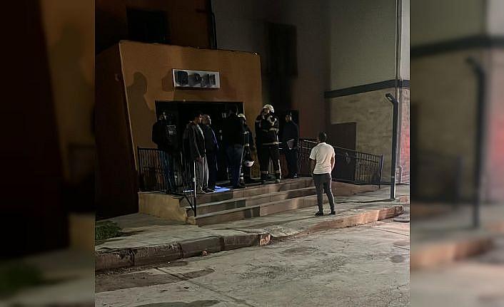 Binada çıkan yangın korku ve paniğe neden oldu