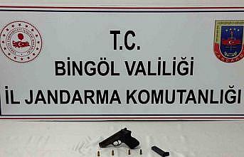 Bingölde ruhsatsız silah ele geçirildi