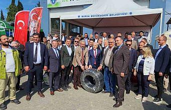 Bursada çiftçiye ücretsiz sulama borusu dağıtıldı