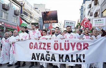 Bursada Filistine destek yürüyüşü