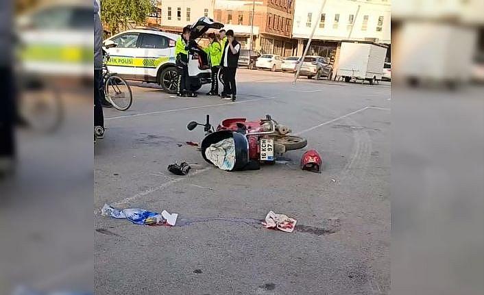 Bursada kafa kafaya çarpıştılar