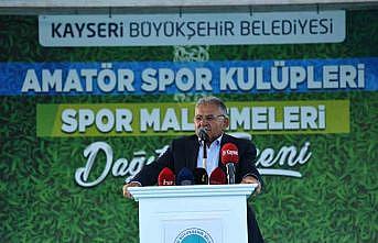 Büyükkılıçtan amatör spor kulüplerine büyük destek